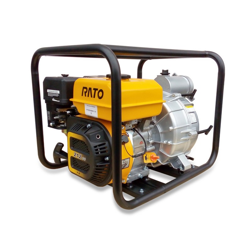 Бензиновая мотопомпа грязная вода RATO RT80WB26